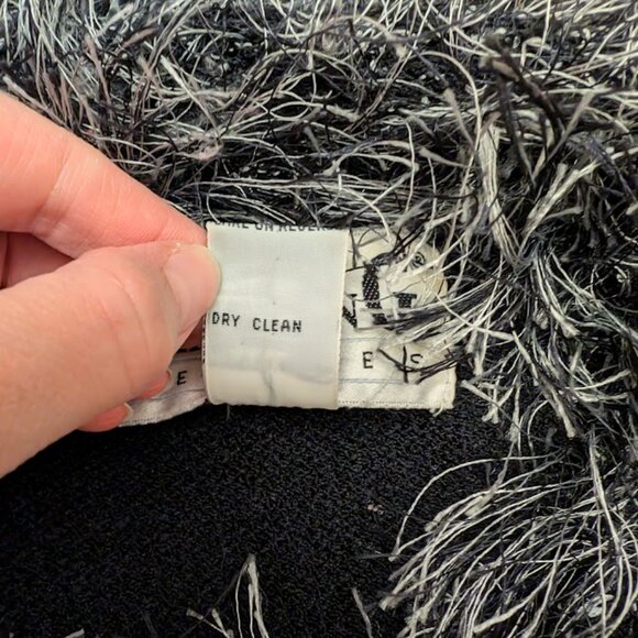 Vintage 80s/ 90s Silk Blend Statement Cardigan - Picture 10 of 11